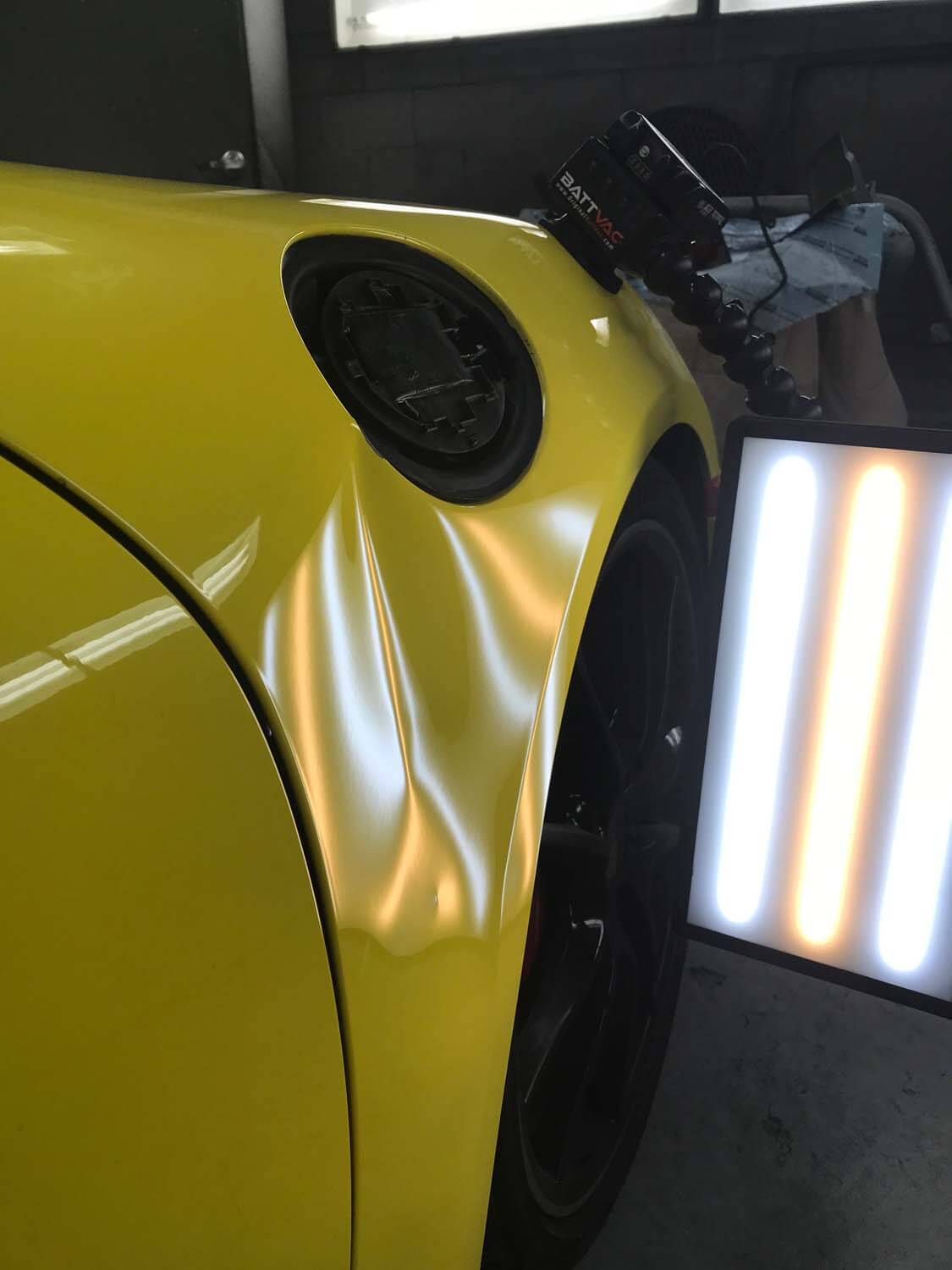 Paintless Dent Removal Before and After Photos Piedmont Dent Repair