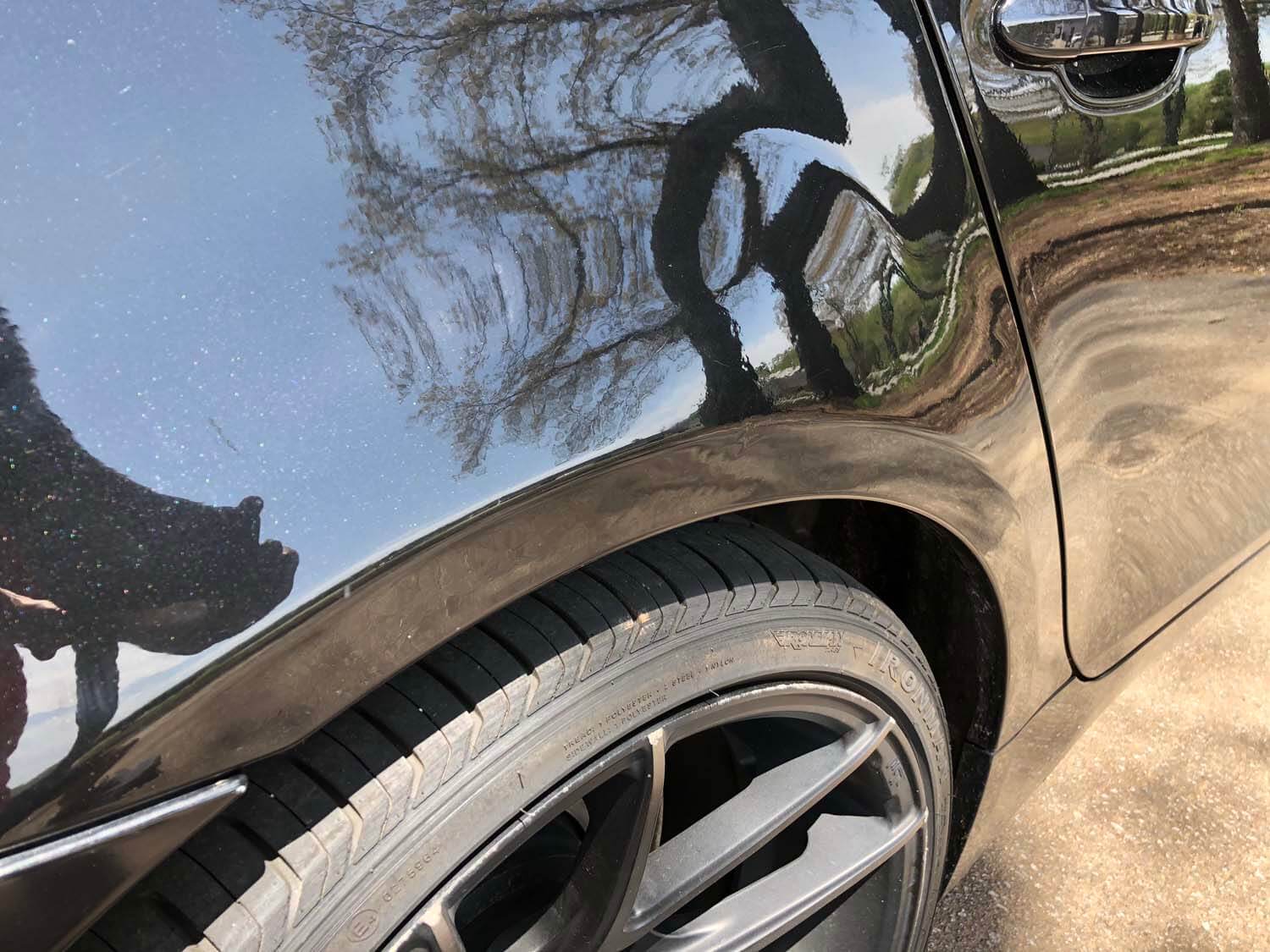 Paintless Dent Removal Before and After Photos Piedmont Dent Repair